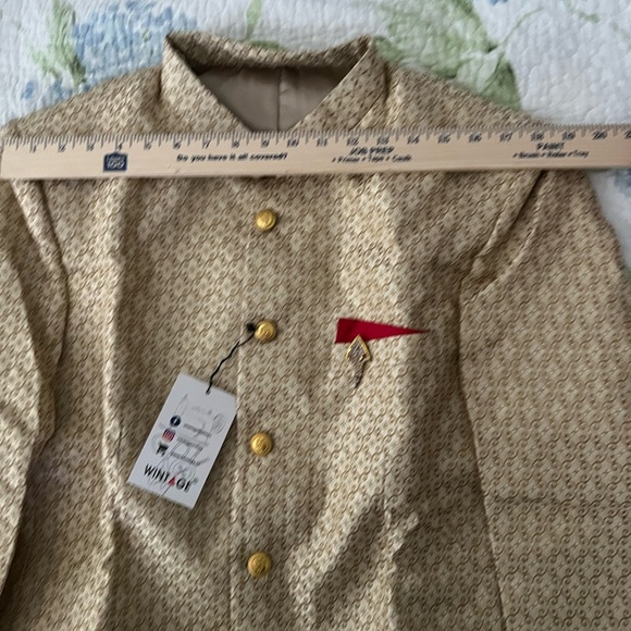 Wintage Gold Formal Mens Jacket Size 44 NWT - Picture 11 of 11
